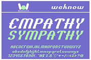 Transfer Honest font, a Font by weknow (Thumbnail 4 of 5)