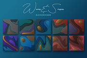 Waves&Shapes, a Texture Graphic by Olga Ryzychenko (Thumbnail 5 of 9)