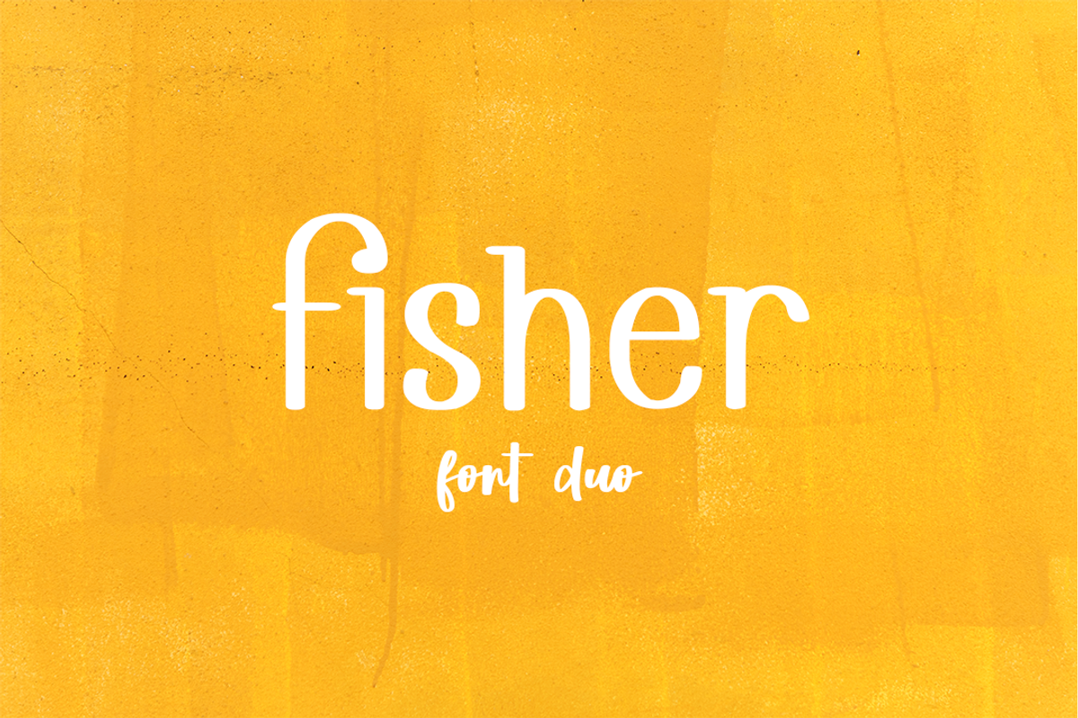 Fisher | Font Duo, a Script Font by Moove Studio (Photo 1 of 8)