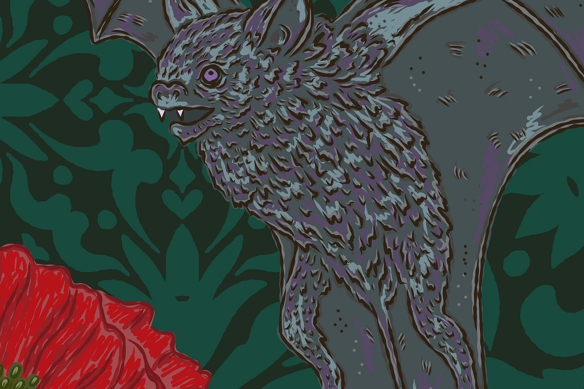 Gothic Harvest Garden Pattern, a Pattern Graphic by NayaChu (Photo 5 of 9)