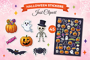 Halloween Stickers Vector, an Object Graphic by Iryna Denysova (Thumbnail 3 of 6)