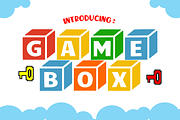 Game Box - Logo Font Types, a Font by KiddoGlyphs Studio (Thumbnail 1 of 3)