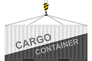 Cargo container + pattern, a Graphic by Volyk (Thumbnail 1 of 5)