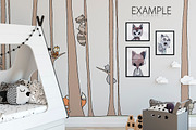 KIDS WALL & FRAMES Mockup Bundle - 3, a Print Template by Yuri-U (Thumbnail 12 of 33)