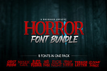 Horror Font Bundle