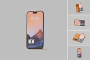 iPhone 17 Pro Max Mockup, an iPhone Mockup by lamorastudio (Thumbnail 1 of 13)