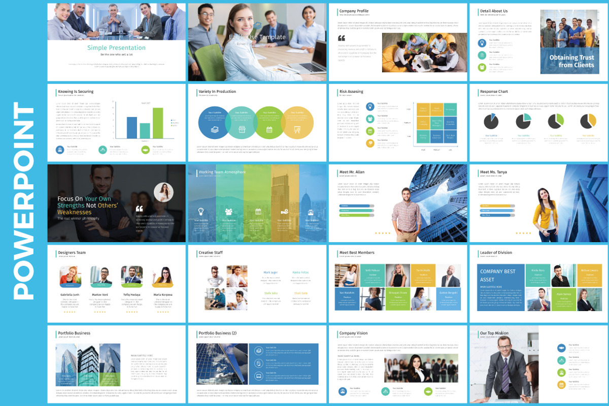 Ringkas Presentation Template, a Presentation Template by GreenDesign (Photo 1 of 4)