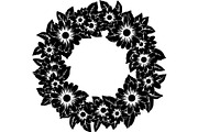 Floral Wreath Frame Bundle, an Object Graphic by Creativeshirt (Thumbnail 11 of 20)