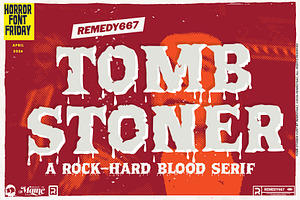 Tomb Stoner - Doom Metal font