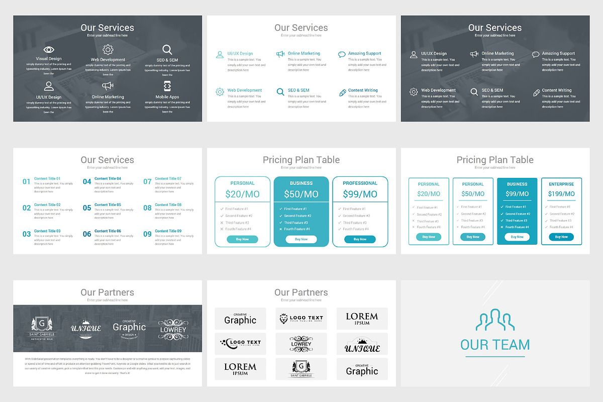 Best Minimal Keynote Template, a Presentation Template by SlideSalad (Photo 9 of 20)