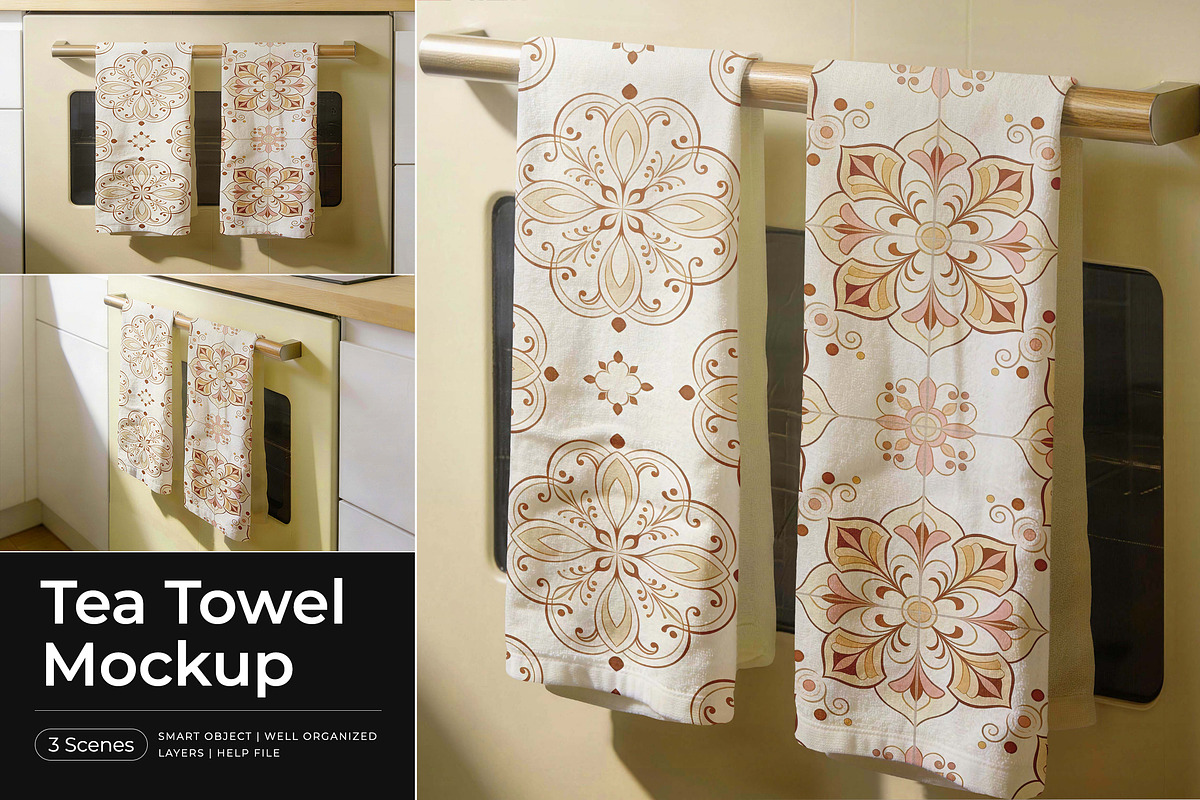 Tea Towel Mockup, a Product Mockup by Pitchlook.Studio (Photo 1 of 4)
