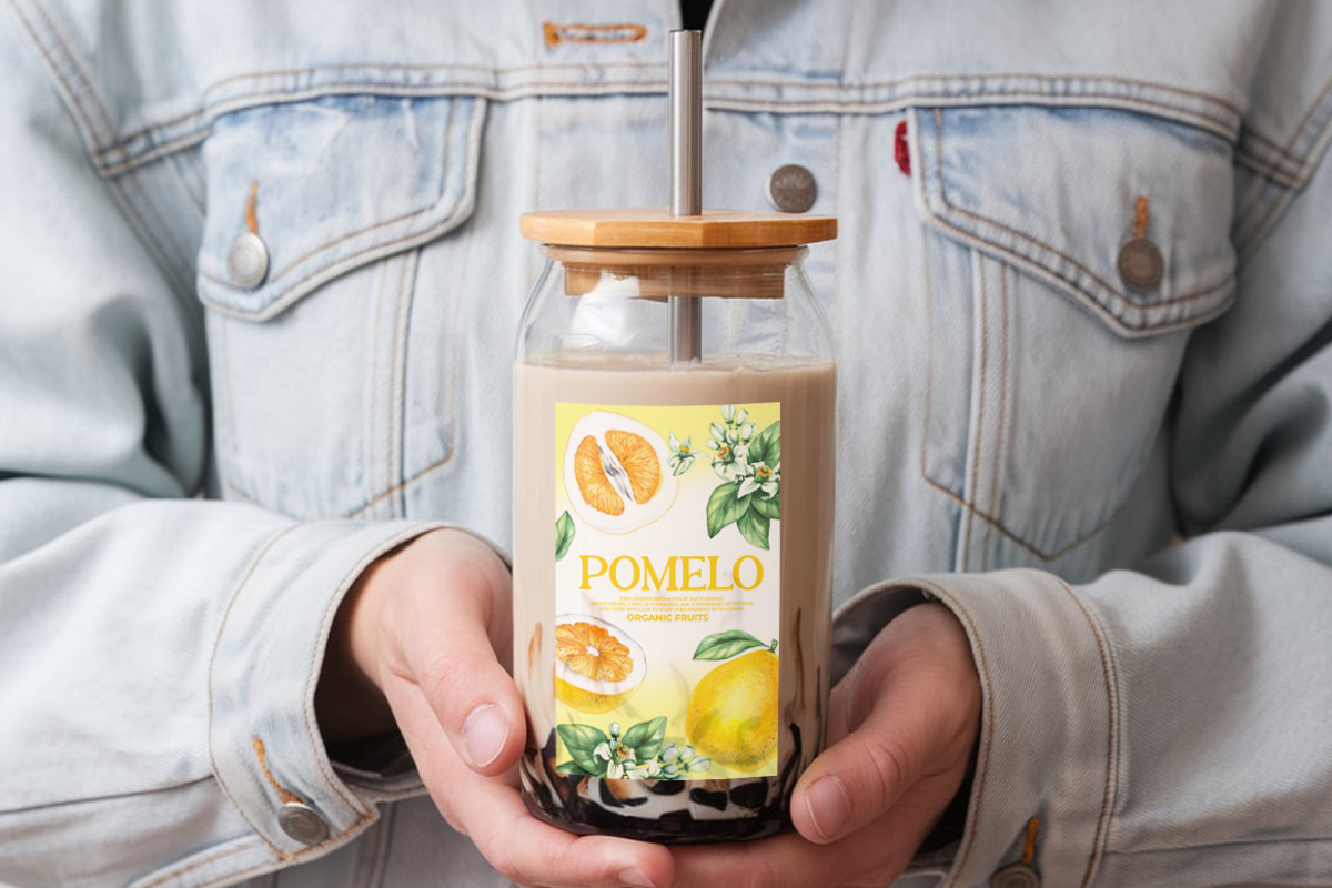 Pomelo Fruit Watercolor Collection, a Food Illustration by SashaKondr (Photo 8 of 13)