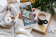 Hand-Lettered Christmas IG Stickers, a Graphic by Joyscript (Thumbnail 2 of 7)