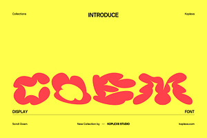 Coem Font | Graffiti Bubble Typeface