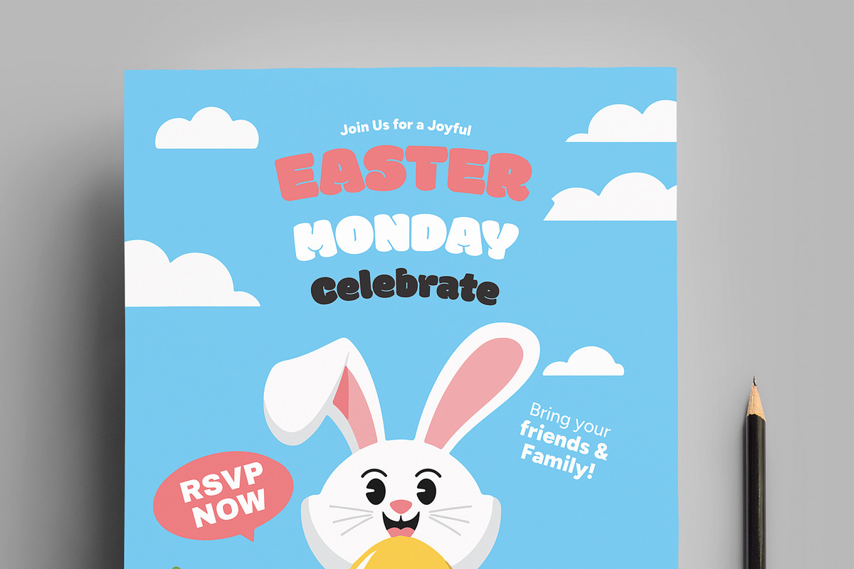 Easter Monday Prayers And Blessing, a Flyer Template by MightyDesign (Photo 2 of 8)