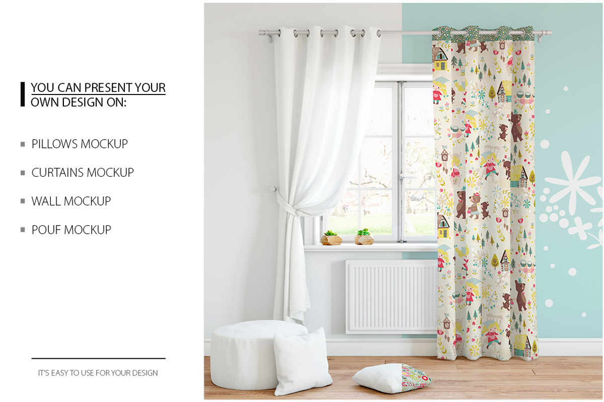 KIDS Fabric Mockup Pack - 1, a Household Mockup by Yuri-U (Photo 8 of 21)