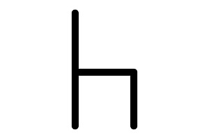 Chair icon, an Outline Icon by Sumberpangan