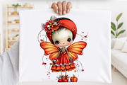 Halloween Fairy PNG Clipart Bundle., an Animal Illustration by SVGArt (Thumbnail 5 of 5)