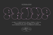 Plump: A Bubble Letter Font, a Font by DeliFreshTypeCo. (Thumbnail 1 of 7)