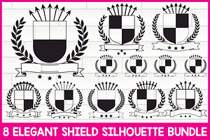 Elegant Emblem Badge Bundle, an Illustration by jahid234