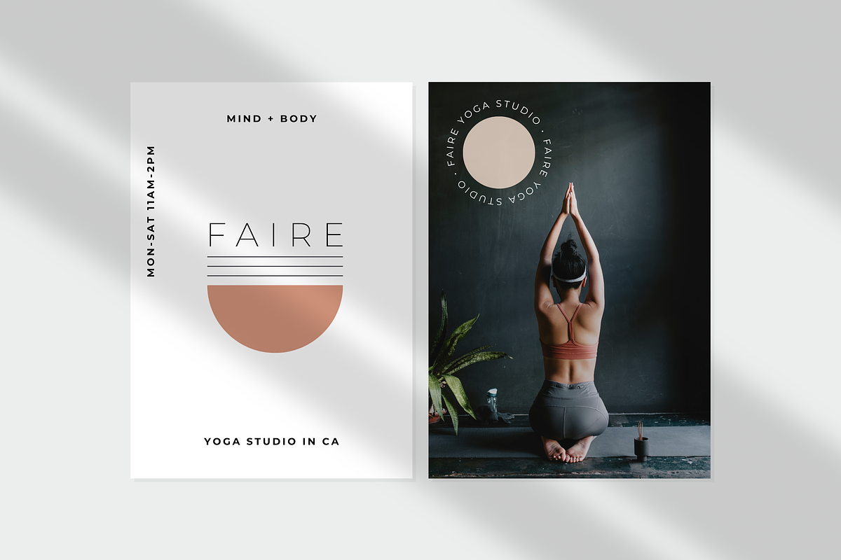 Canva Brand Kit | Yoga Studio Logo, a Branding & Logo Template by Erin Cassidy (Photo 7 of 9)