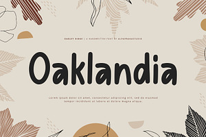 Oakley Ridge - Handwritten Font