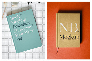 Various Book Mockups Vol.02