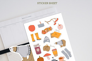 Autumn Sticker Pack