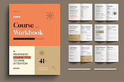 Course Workbook Template, a Brochure Template by MightyDesign (Thumbnail 1 of 6)