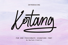 Kertang Elegant Monoline Signature