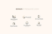 Modern Initial Logo Bundle Template, a Branding & Logo Template by Dhwstd (Thumbnail 6 of 6)