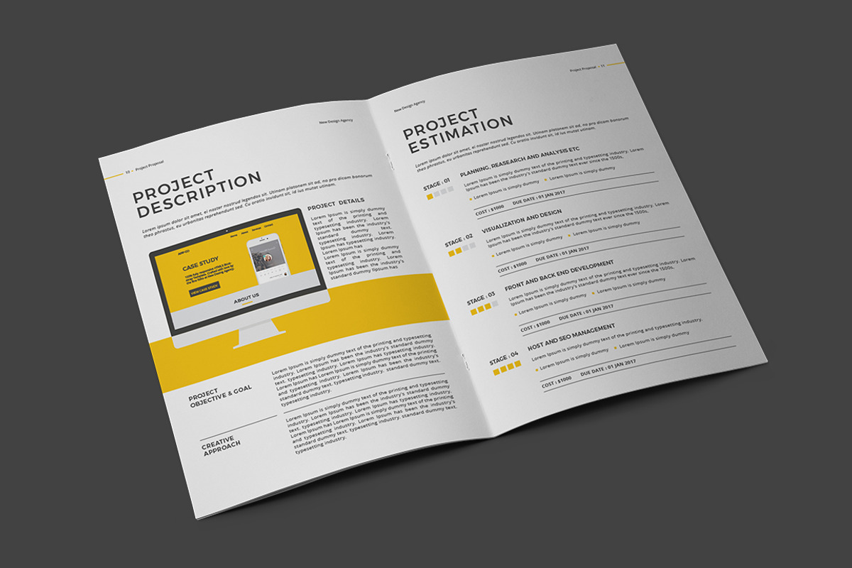 Project Proposal, a Stationery Template by GraphicsEgg (Photo 2 of 7)