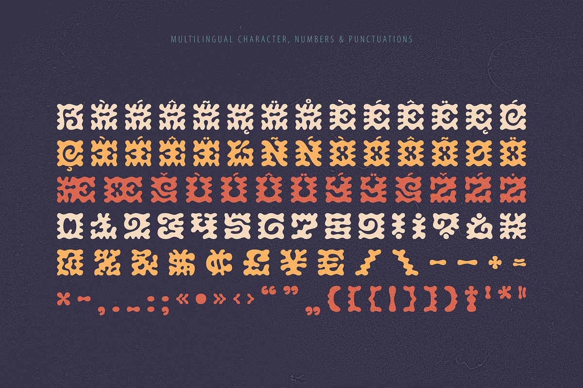 Funk Trip - Groovy Font, a Symbol Font by Gleb Guralnyk (Photo 7 of 7)