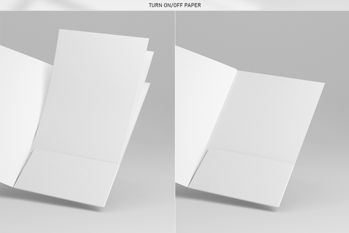 A4 Folder & Paper Mock-Up, a Mockup by MassDream (Photo 9 of 9)