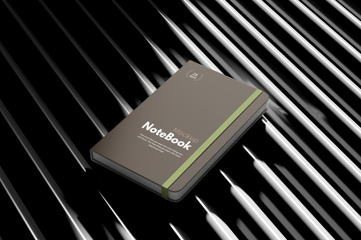 NoteBook Mockup, a Books & Magazine Mockup by Akaimockup (Photo 3 of 5)