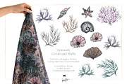 Halloween Gothic Mermaids Sea Bundle, a Seasonal Illustration by KaramfilaS (Thumbnail 7 of 8)