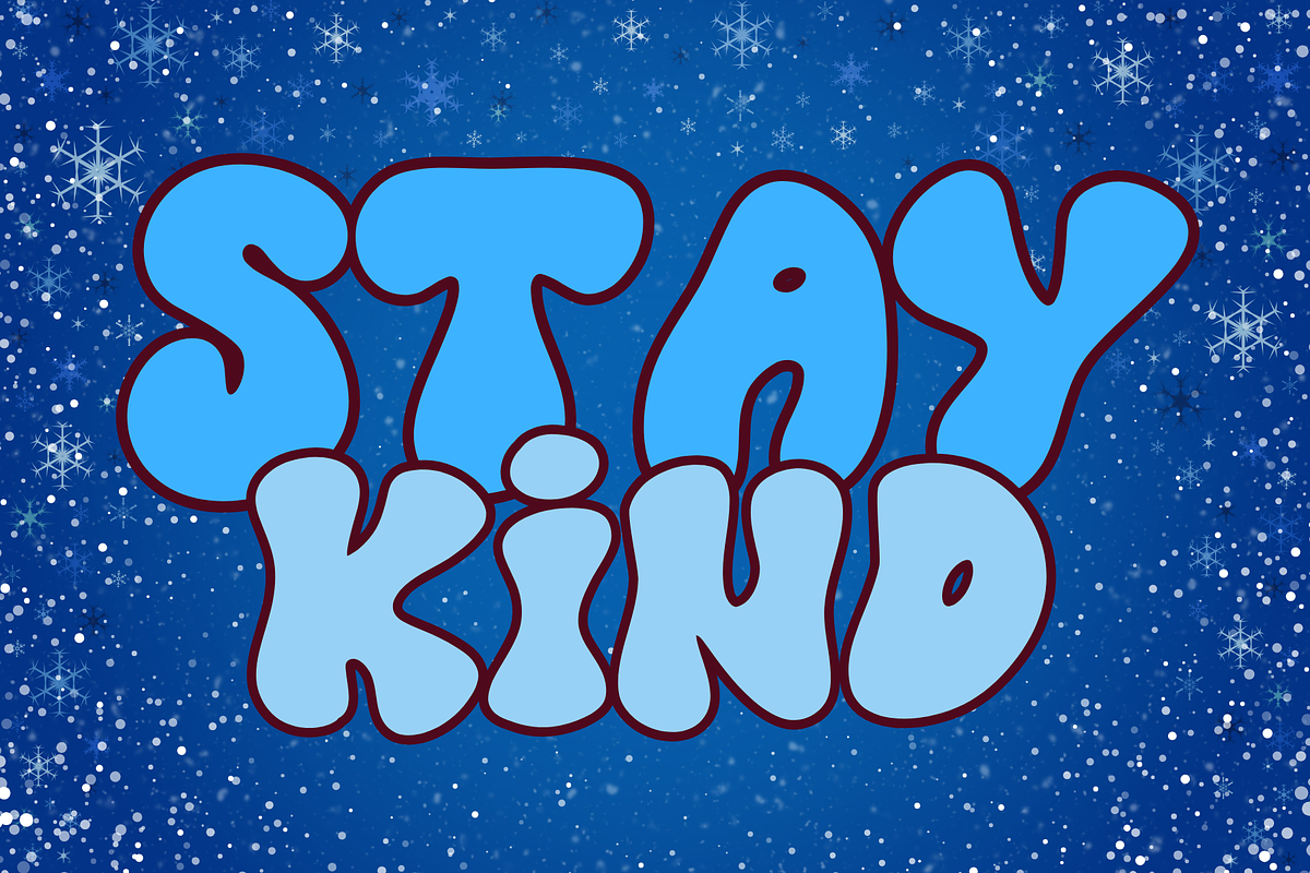 Hello Winter is a retro groovy font, a Handwritten Font by Brown Cupple (Photo 2 of 7)