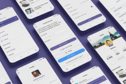 User Profile & Login Screen App, an App Template by nagaredesignstudio (Thumbnail 1 of 2)