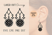 Custom Earrings Laser Cut SVG Bundle, an Object Graphic by jannatulpakhi (Thumbnail 5 of 6)