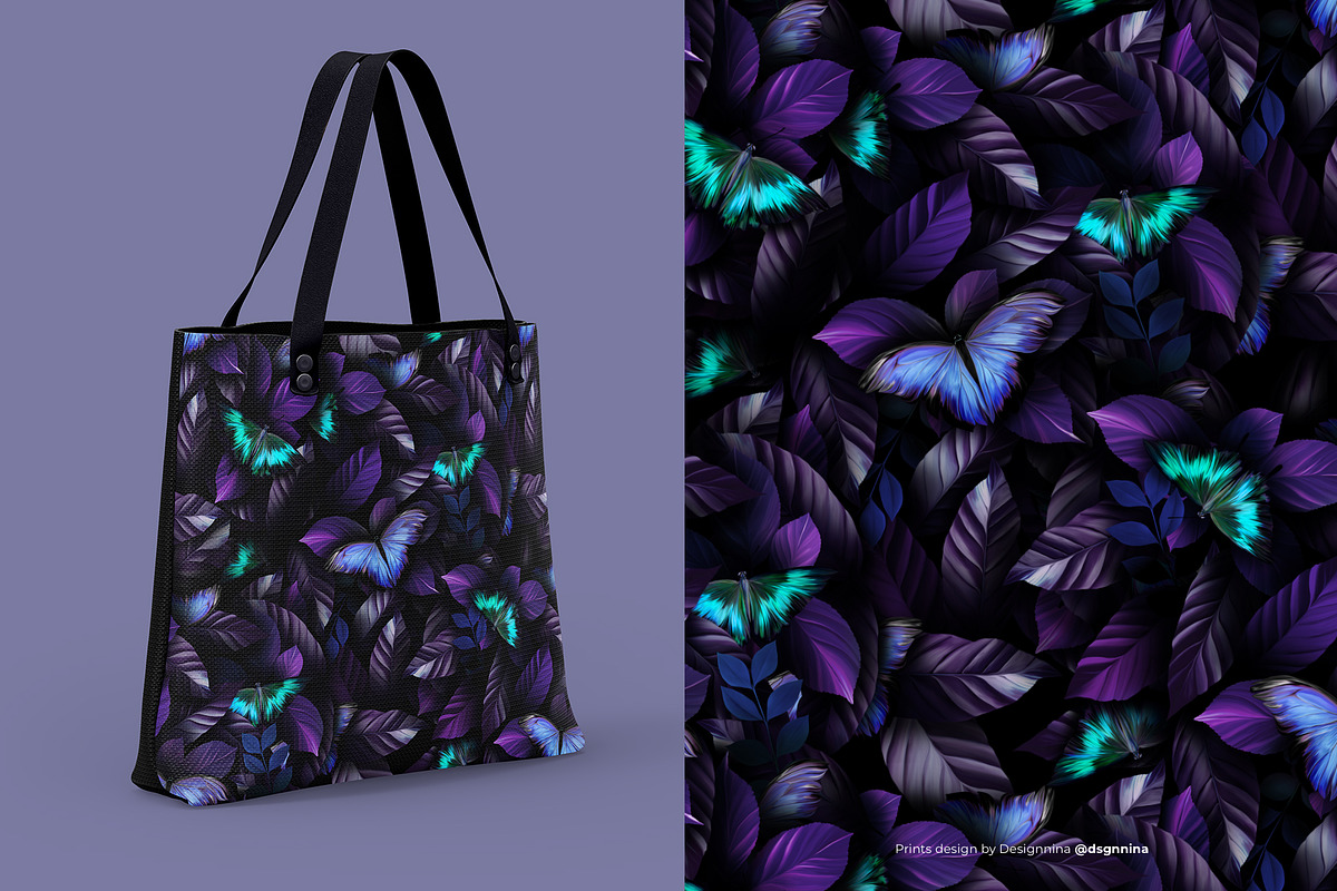 Riodinidae — Luxury Seamless Pattern, a Pattern Graphic by Designnina Shop (Photo 3 of 14)