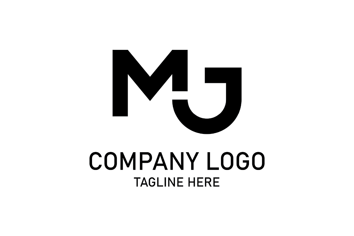 MJ M and J word Logo, a Branding & Logo Template by Lucky Xtian