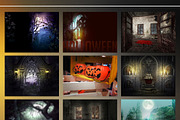 Halloween Backgrounds Set, a Texture Graphic by Backgrounds Store (Thumbnail 3 of 4)