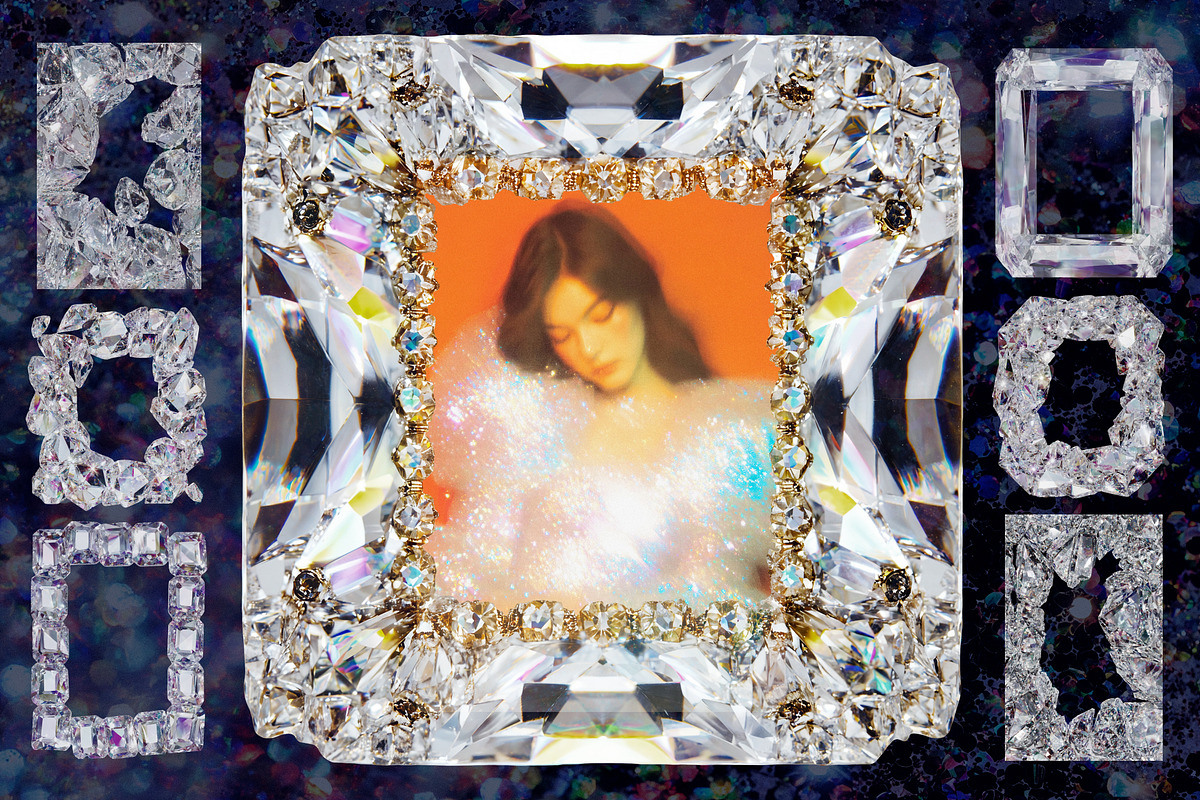 Crystal Haze: Mixed Collage Pack, an Object Graphic by Anastasiia VNSK (Photo 8 of 13)