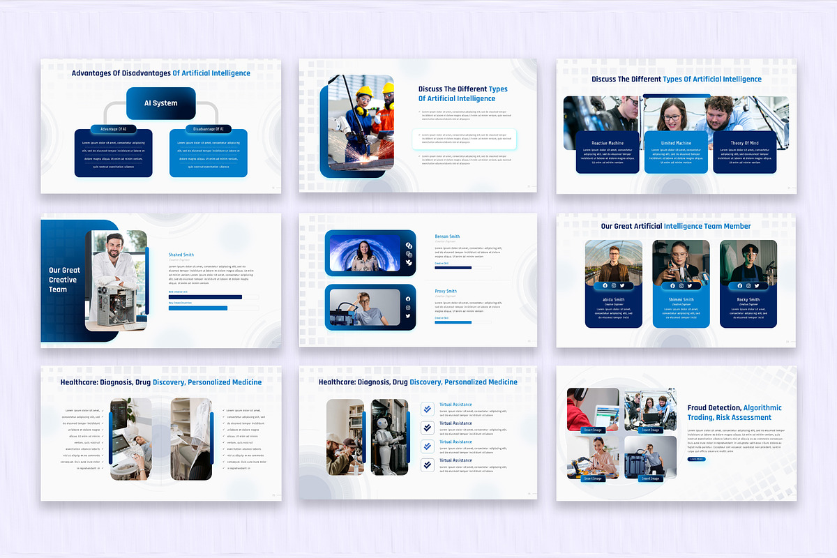 Artificial Intelligence & Machine, a Presentation Template by SlideStack (Photo 4 of 5)