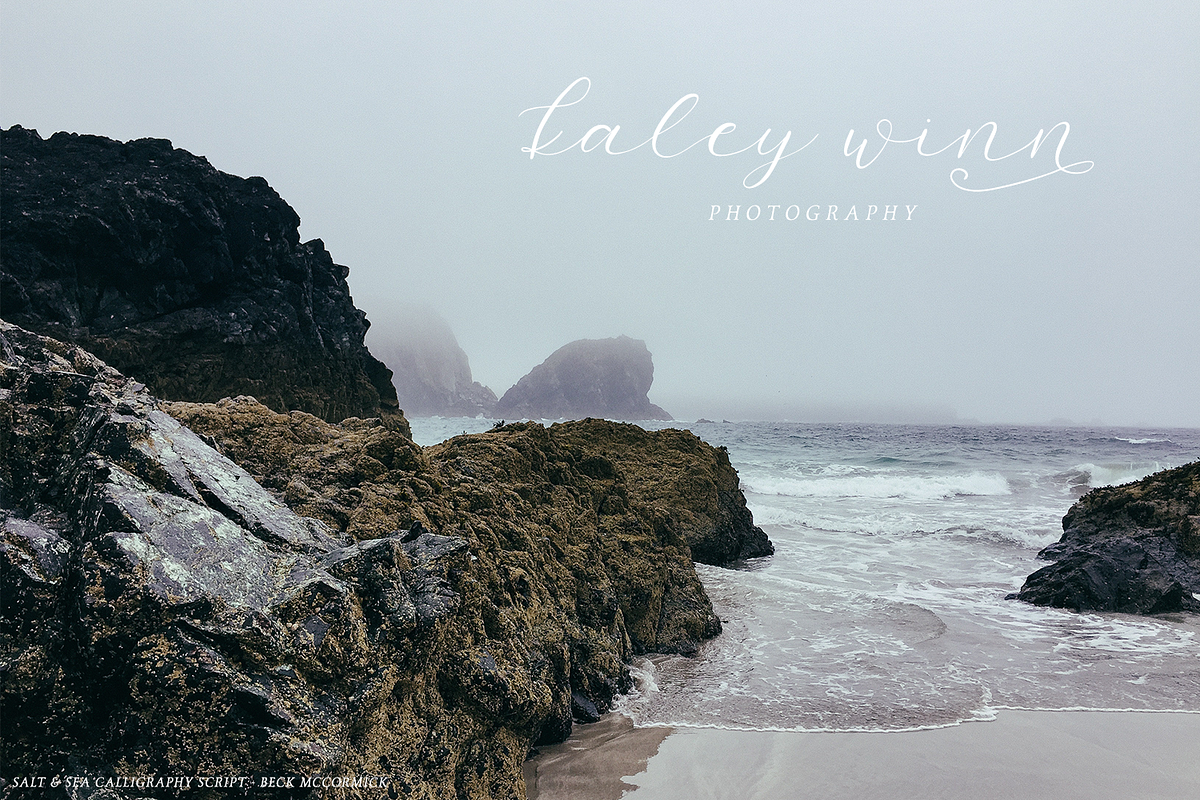 Salt and Sea Calligraphy Font preview 8