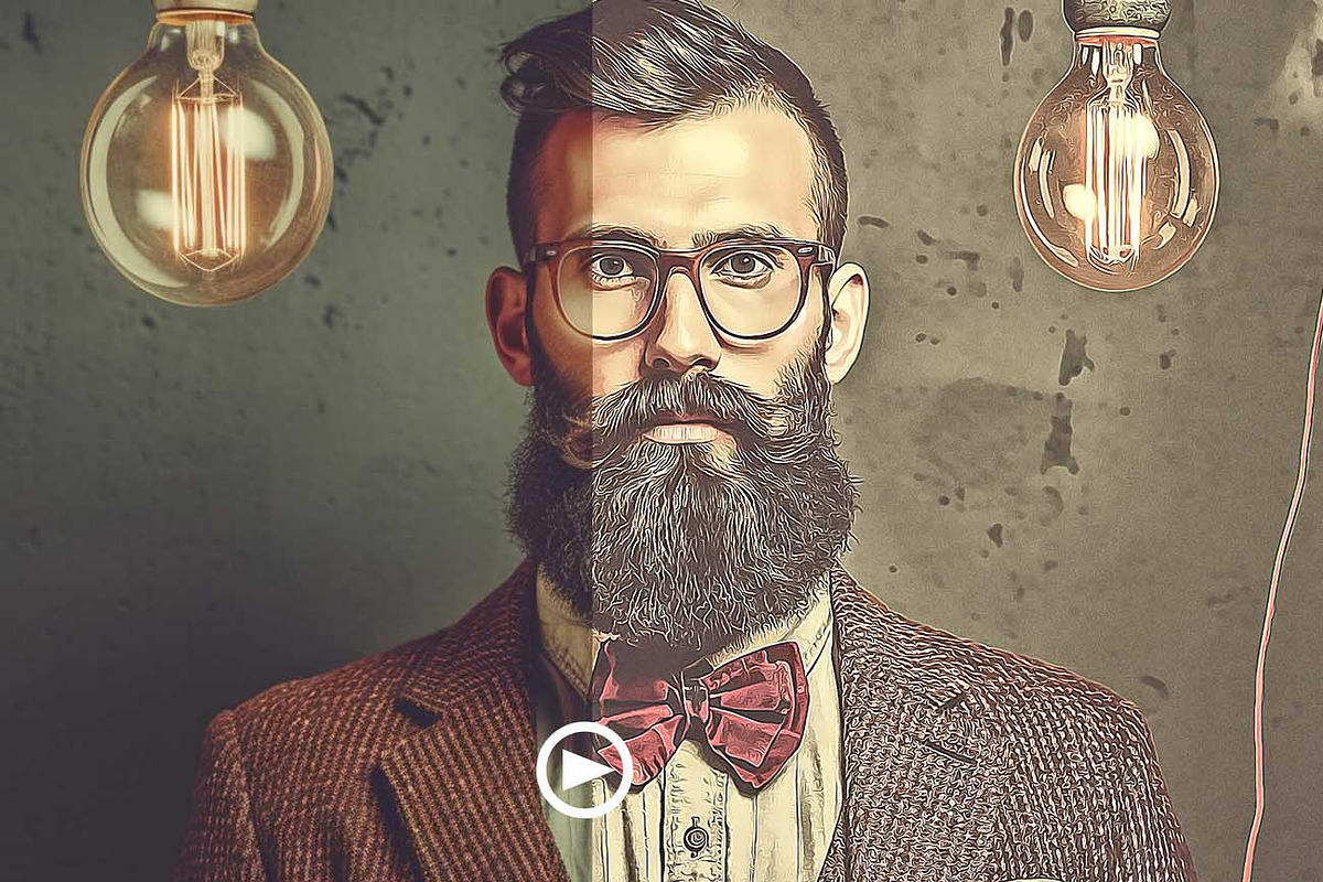 Vintage & Retro Effect FX Photoshop, an Action Add-On by Studio Retouch (Photo 13 of 15)