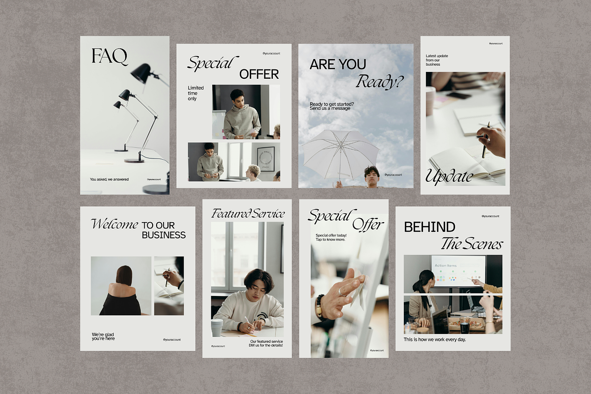 Small Business Instagram Templates, a Social Media Template by ShowUp! Studio (Photo 6 of 12)