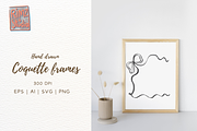 Hand drawn Coquette whimsical frames, an Illustration by RimzStudio (Thumbnail 9 of 11)