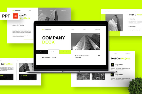 Company Deck - Business Powerpoint preview 7