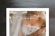 SALE! Photographer Pricing Guide Set, a Flyer Template by roselindoco (Thumbnail 2 of 4)